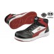 Veiligheidsschoen Puma Frontcourt Zwart/rood/witS3L ESD FO HRO SR