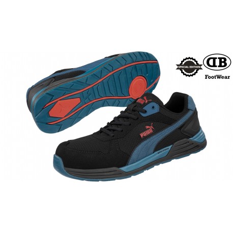 VEILIGHEIDSSCHOEN PUMA FRONTSIDE LOW BLAUW